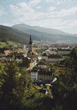 AK Bruck an der Mur: Blick vom Schloßberg.