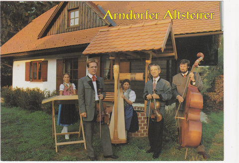 Autogramm-Karte. Arndorfer Altsteirer. Arndorf. Kapfenberg.