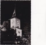 AK Bruck an der Mur. Uhrturm am Schloßberg. (Festbeleuchtung)