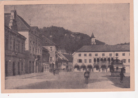 AK Bruck an der Mur. Hauptplatz mit Kornmesserhaus.