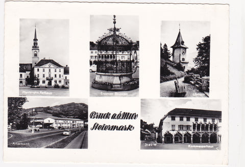 AK Bruck an der Mur. (links unten Arbeitsamt)