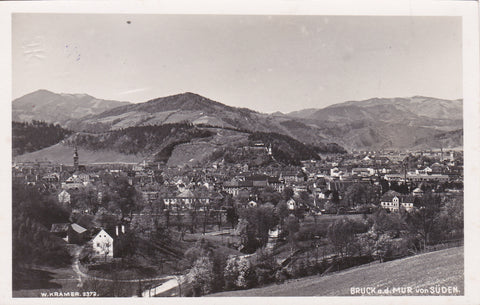 AK Bruck an der Mur von Süden.