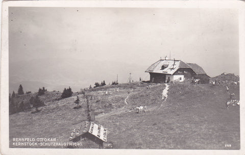 AK Rennfeld. Ottokar - Kernstock - Schutzhaus.