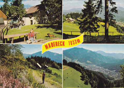 AK Madereck. Gasthaus J. u. H. Puster. Bruck an der Mur.