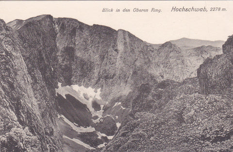 AK Hochschwab. Blick in den Oberen Ring. (1923)