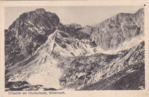 AK G'hackte am Hochschwab. 