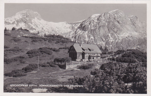 AK Hochschwab - Sonnschienhütte und Ebenstein.