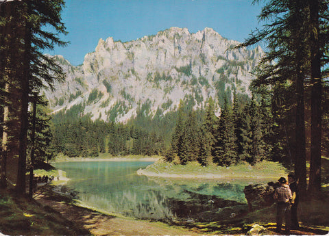 AK Grüner See mit Pribitz - Tragöß-Oberort.