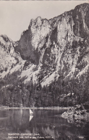 AK Tragöss-Oberort. Grüner See geg. Pribitz. (1958)