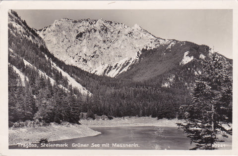 AK Tragöss. Grüner See mit Messnerin.