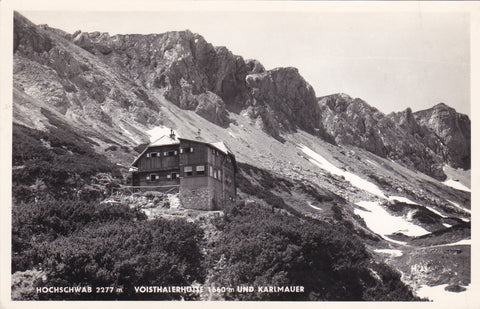 AK Hochschwab. Voisthalerhütte und Karlmauer.