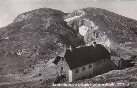 AK Schiestlhaus mit Hochschwabgipfel.