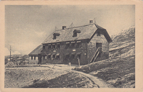 AK Schiestl-Haus auf dem Hochschwab.