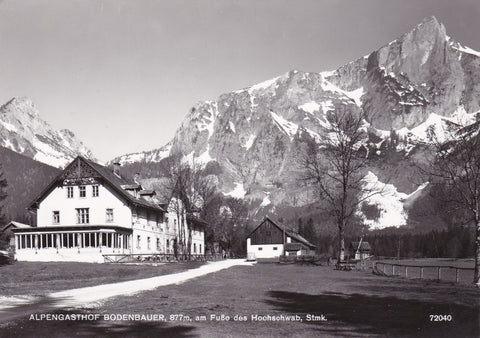 AK Alpengasthof Bodenbauer am Fuße des Hochschwab. (1964)