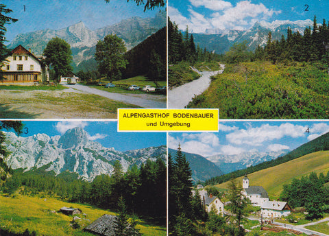 AK Alpengasthof Bodenbauer und Umgebung.