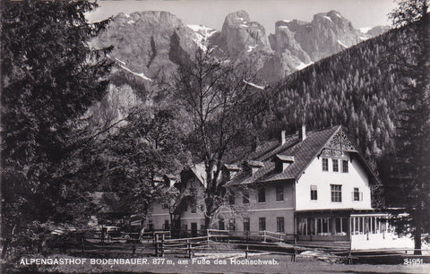 AK Alpengasthof Bodenbauer am Fuße des Hochschwab. (1963)