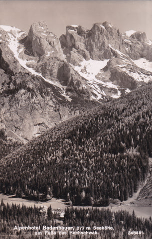 AK Alpenhotel Bodenbauer am Fuße des Hochschwab. (1939)