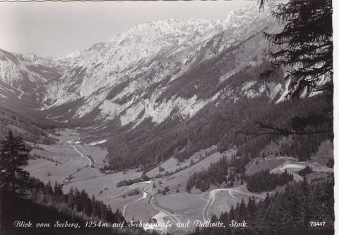 AK Blick vom Seeberg auf Seebergstraße und Dullwitz. (1964)