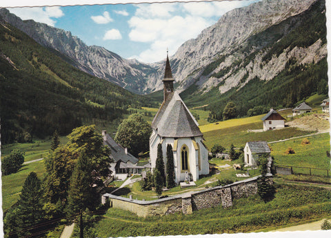 AK Seewiesen. Blick gegen den Hochschwab.