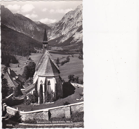 AK Seewiesen gegen Dullwitz. Hochschwabgebiet. (1957)