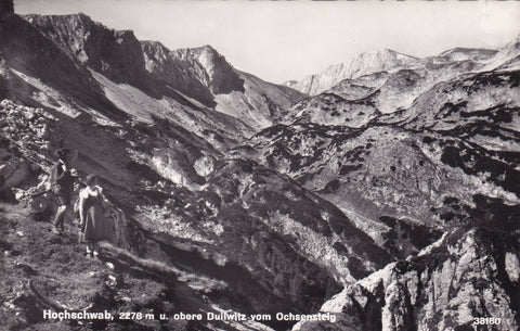 AK Hochschwab u. obere Dullwitz vom Ochsensteig. (1961)