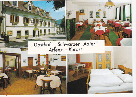 AK Aflenz - Kurort. Gasthof Schwarzer Adler.