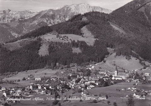 AK Aflenz mit Hochschwab. (1968)