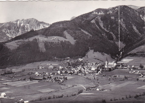 AK Aflenz gegen Hochschwabgruppe und Bürgeralm. (1960)