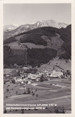AK Aflenz mit Hochschwabgruppe.