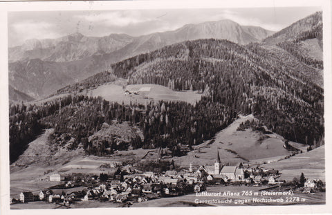 AK Aflenz. Gesamtansicht gegen Hochschwab.