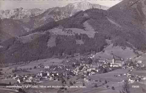 AK Aflenz mit Hochschwab (1962)