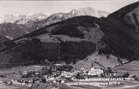 AK Aflenz mit Hochschwabgruppe.