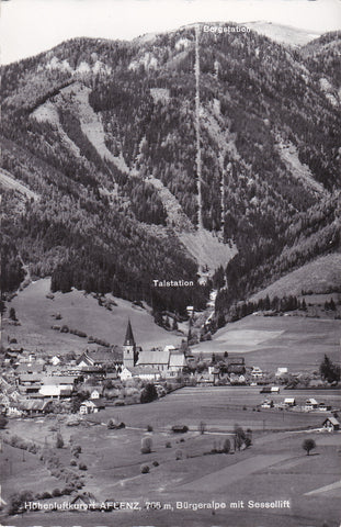 AK Aflenz, Bürgeralpe mit Sessellift.