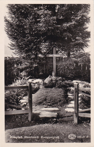 AK Krieglach. Roseggergrab. (1950-51)
