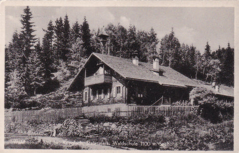 AK Waldheimat - Alpl bei Krieglach. Waldschule. (1950-51)