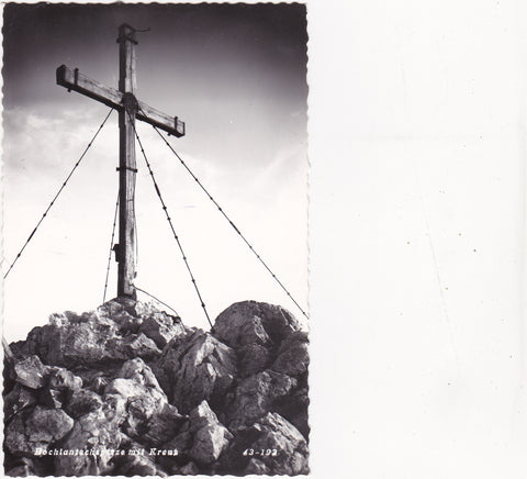 AK Hochlantschspitze mit Kreuz.
