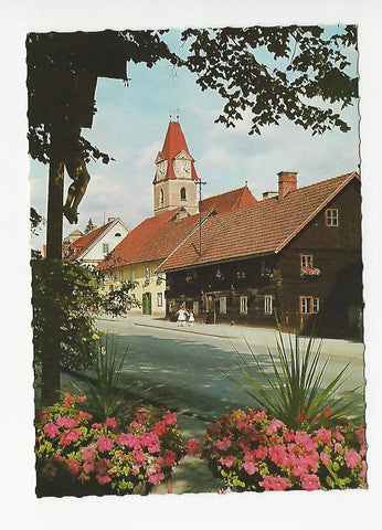 AK Feriendorf Langenwang in Peter Roseggers Waldheimat.