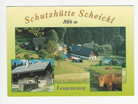 AK Schutzhütte Scheickl. Mitterberg 14. Langenwang.