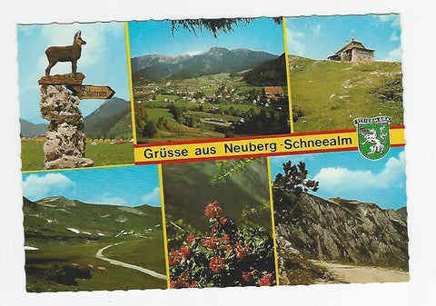 AK Grüsse aus Neuberg - Schneealm.