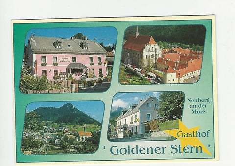 AK Neuberg/Mürz. Gasthof Goldener Stern. Fam. Rosenbichler.