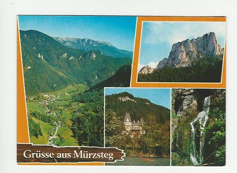 AK Grüsse aus Mürzsteg.