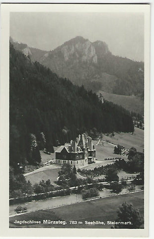 AK Jagdschloss Mürzsteg. (1936)