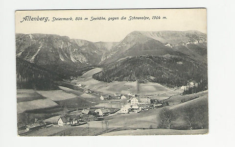 AK Altenberg gegen die Schneealpe. (1908)