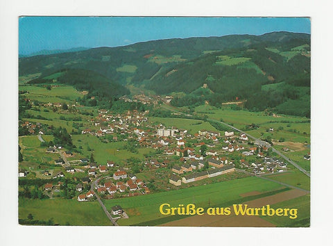 Wahlwerbe-AK der ÖVP. Grüße aus Wartberg.