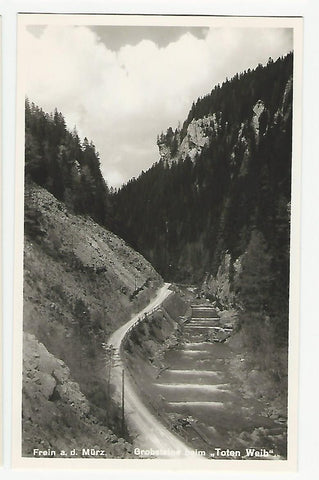 AK Frein an der Mürz. Grobsteine beim Toten Weib. (1940)