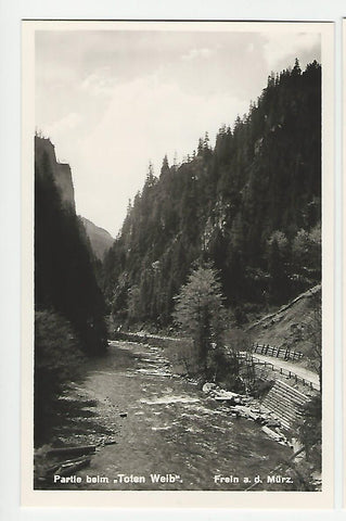 AK Frein an der Mürz. Partie beim Toten Weib. (1940)