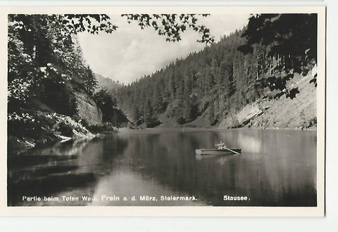 AK Frein an der Mürz. Partie beim Toten Weib. Stausee. (1940)