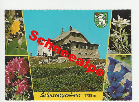 AK Schneealpenhaus. Pächterin Christine Baumann. Kapellen a/Mürz.