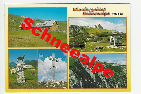 AK Wandergebiet Schneealpe.
