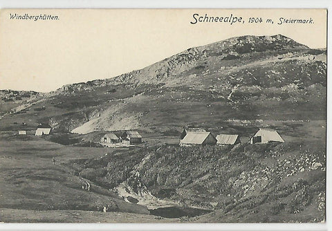 AK Windberghütten. Schneealpe. (1909)